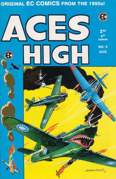 EC ACES HIGH SET OF FIVE GEMSTONE REPRINTS