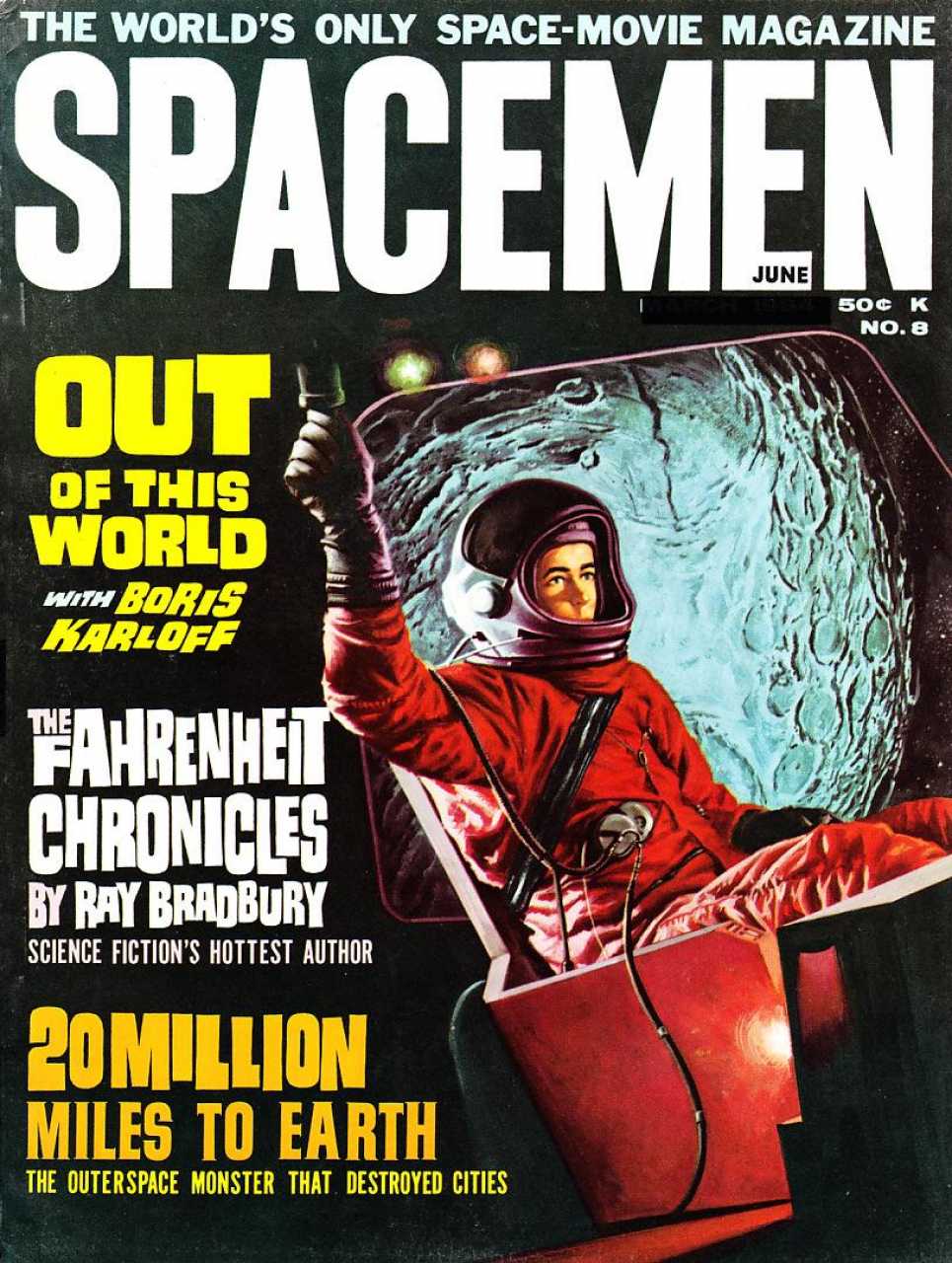 SPACEMEN MAGAZINE #4 #5 #7 #8 Set of 4
