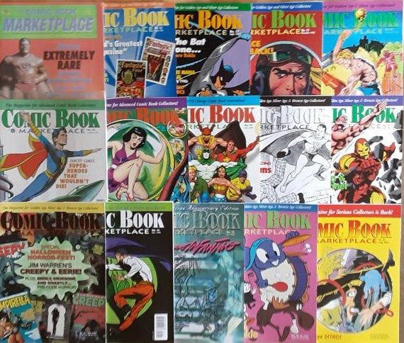 COMIC BOOK MARKETPLACE MAGAZINE Set of 15