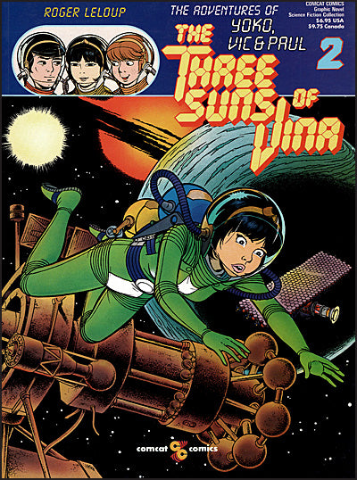 SET Of 3 COMCAT COMICS Magic Crystal, Vulcan's Force, Three Suns Of Vina