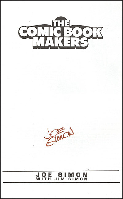THE COMIC BOOK MAKERS Signed