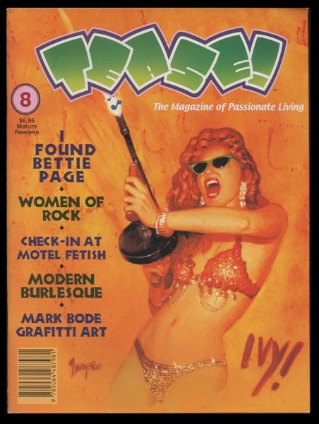TEASE MAGAZINE #1-4 #6 & #8 Set of 6