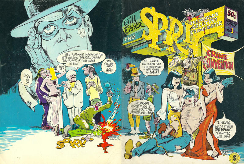 THE SPIRIT 1973 Kitchen Sink Set of Two Issues Complete