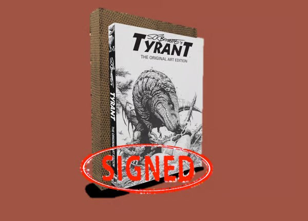 STEPHEN BISSETTE'S TYRANT ORIGINAL ART EDITION SIGNED