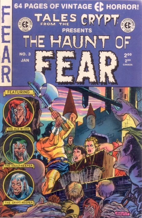 TALES FROM THE CRYPT PRESENTS THE HAUNT OF FEAR COMICS COMPLETE SET OF 5