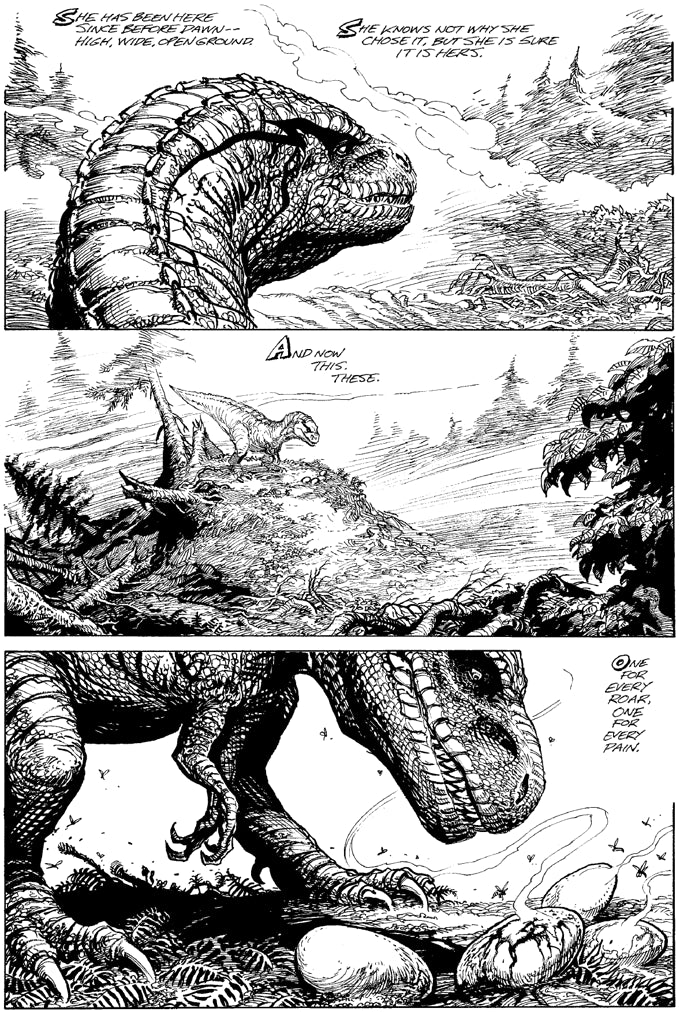 Stephen Bissette's Tyrant Original Art Edition Signed