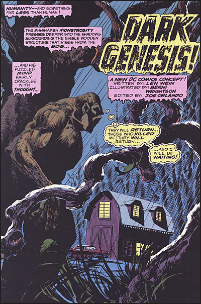 ABSOLUTE SWAMP THING By Len Wein and Bernie Wrightson