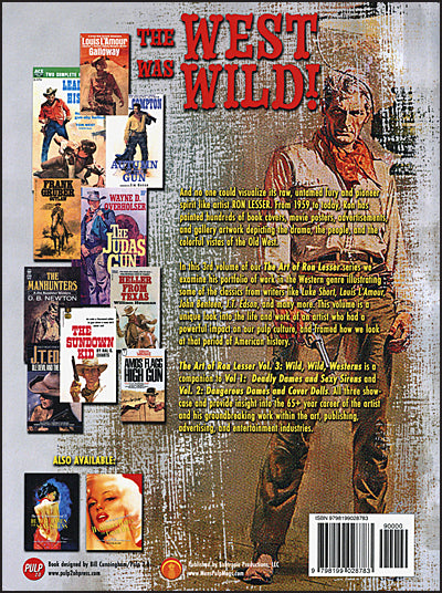 THE ART OF RON LESSER 3 WILD WILD WESTERNS
