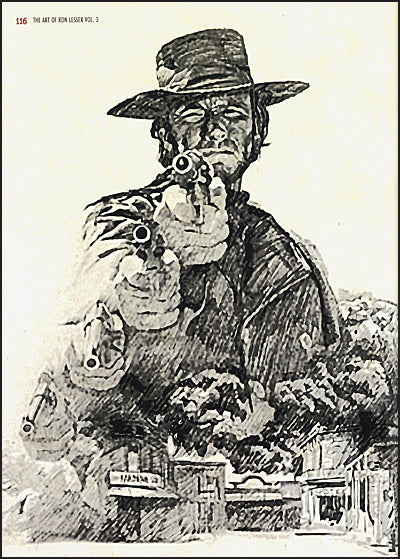 THE ART OF RON LESSER 3 WILD WILD WESTERNS