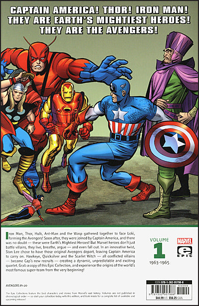 THE AVENGERS Epic Collection Volume 1 Earth's Mightiest Heroes