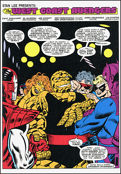 THE AVENGERS WEST COAST Epic Collection Volume 2 Lost in Space