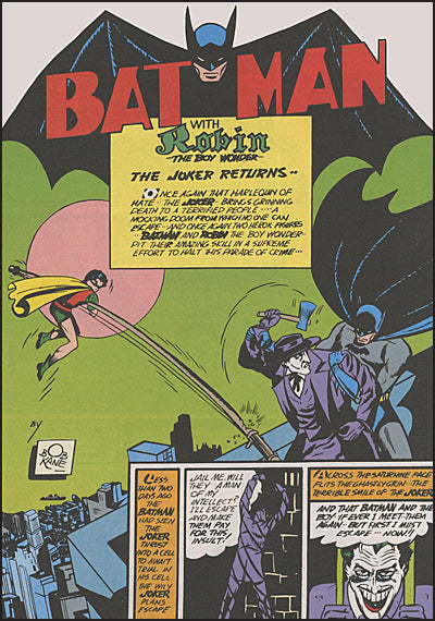 BATMAN #1 Facsimile Edition (1940)