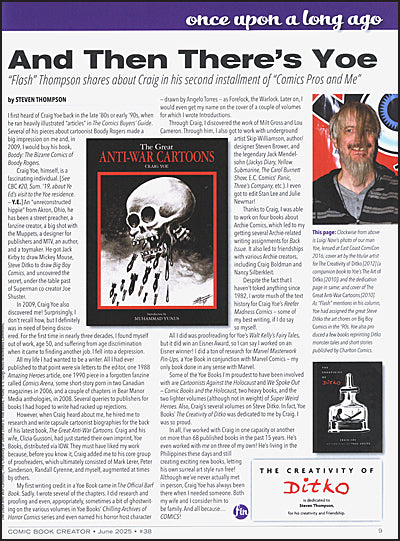 COMIC BOOK CREATOR #38 Rick Veitch