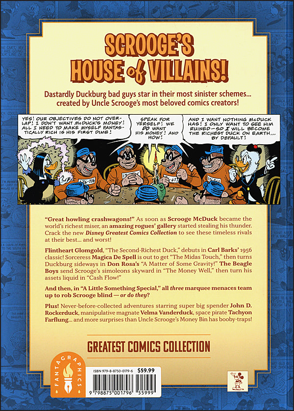 Uncle Scrooge: "A Little Something Special" and Other Tales of Fiendish Foes: Disney Greatest Comics Collection Vol. 1 (Disney Originals)