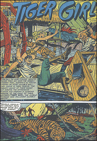 FIGHT COMICS Featuring Tiger Girl Volume 2