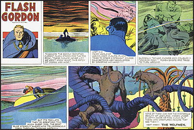 FLASH GORDON CLASSIC COLLECTION The Complete Sunday Strips 4 1944-1948 W/ Signed Bookplate
