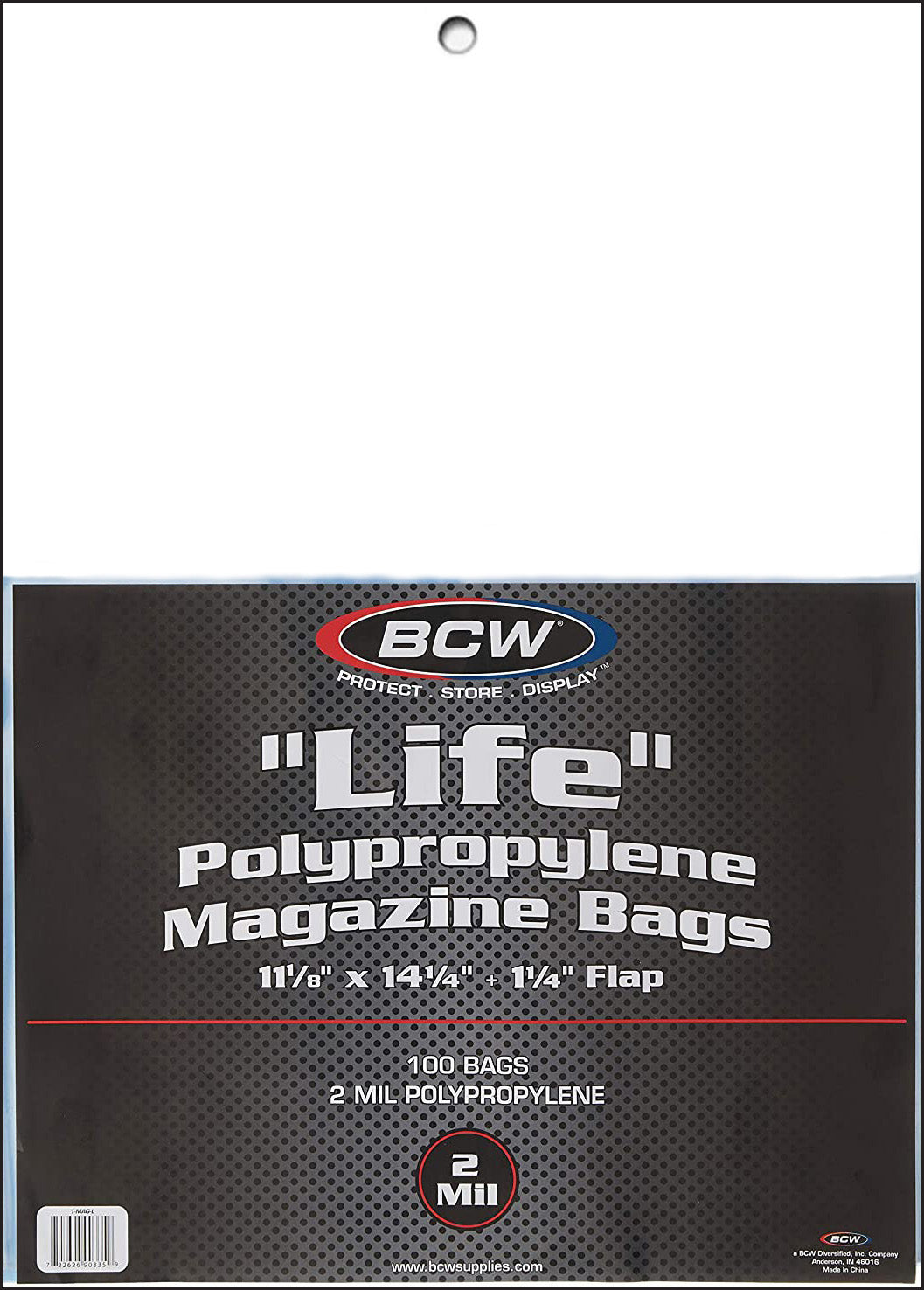 PLASTIC BAGS Large Magazine/Life (100)