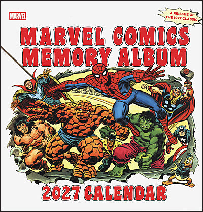 Marvel Comics Memory Album 2027 Calendar