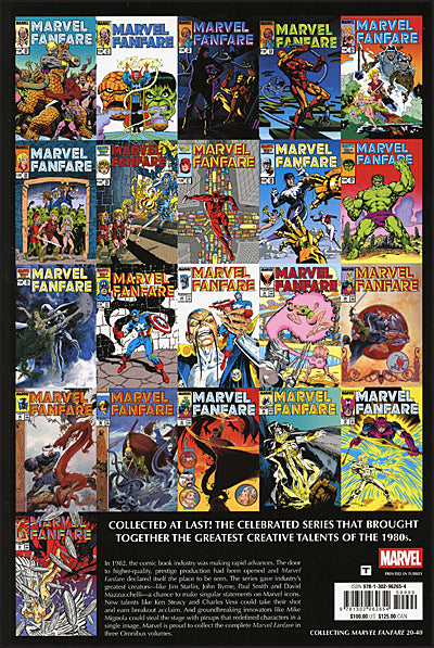 MARVEL FANFARE OMNIBUS Volume 2 Jim Starlin Cover