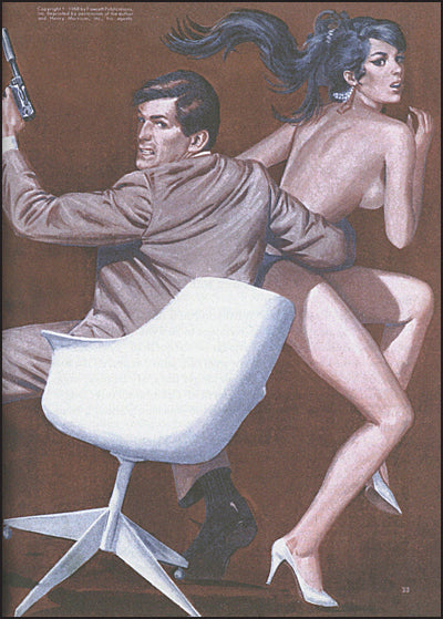 THE NAKED AND THE DEADLY Lawrence Block in Men's Adventure Magazines Hardcover