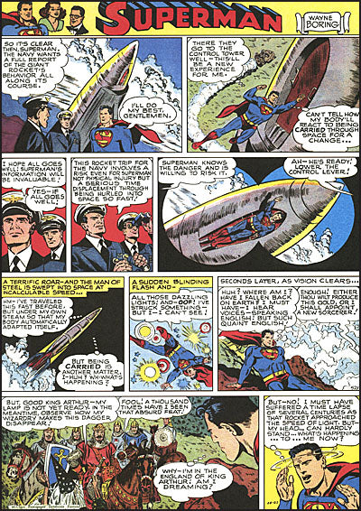 SUPERMAN THE ATOMIC AGE SUNDAYS 1949-1953