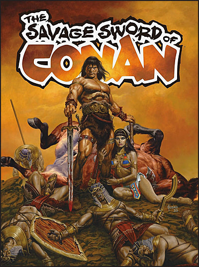 THE SAVAGE SWORD OF CONAN Volume 1 Joe Jusko Cover