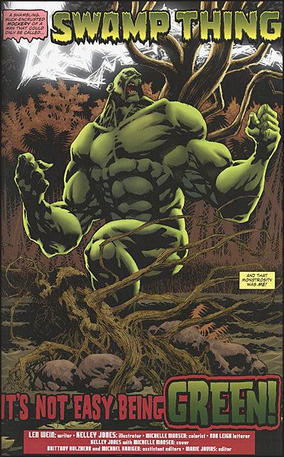 SWAMP THING By Len Wein and Kelley Jones Deluxe Edition