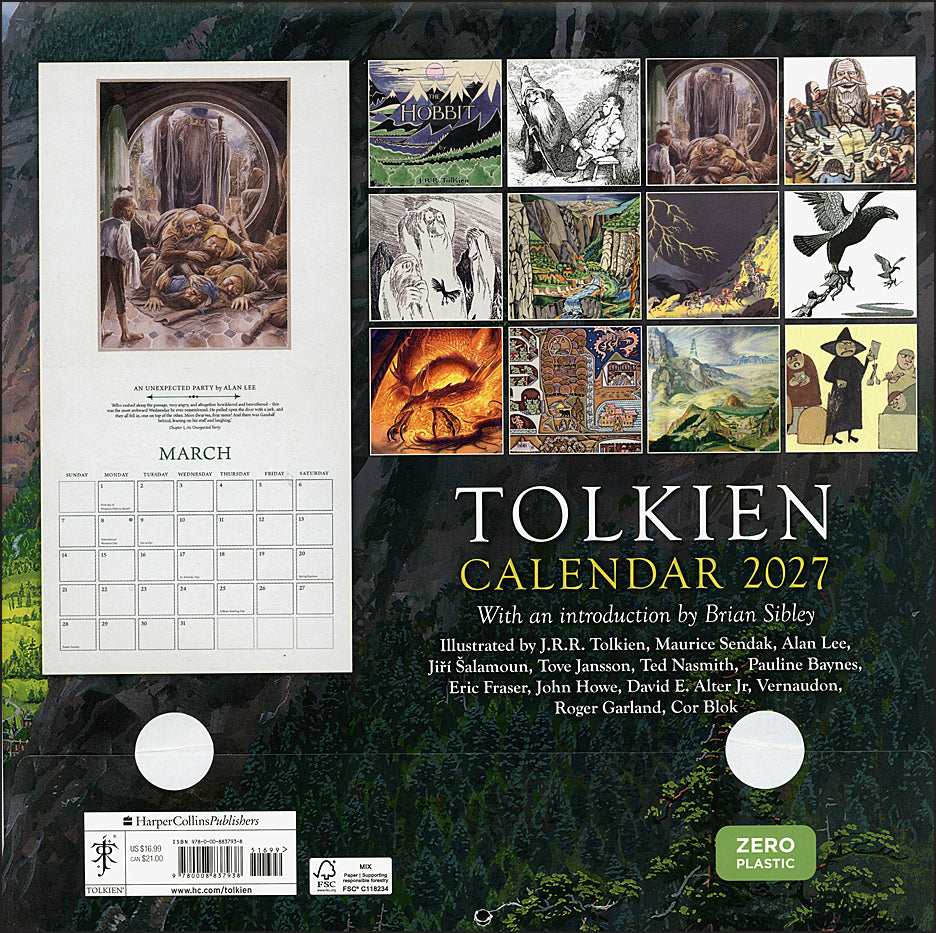 Tolkien 2027 Calendar