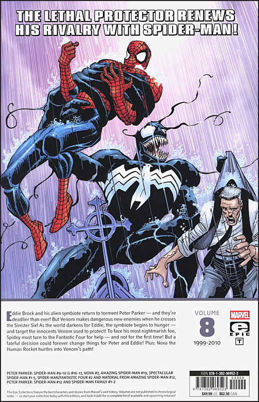 Venom Epic Collection Volume 8 Shadows of the Past