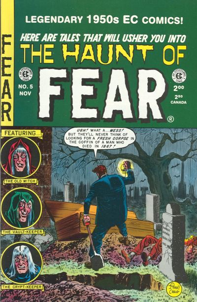 HAUNT OF FEAR Cochran-Gladstone-East Coast Comix Reprints Set of 7 Issues