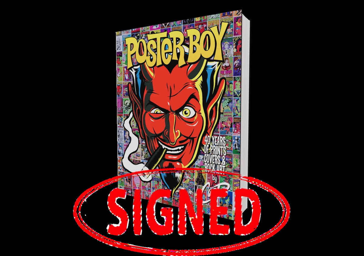 Poster Boy: 40 Years of Prints, Covers and Rock Art by Coop Signed