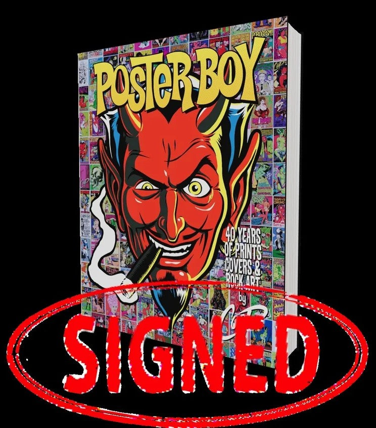 Poster Boy: 40 Years of Prints, Covers and Rock Art by Coop Signed