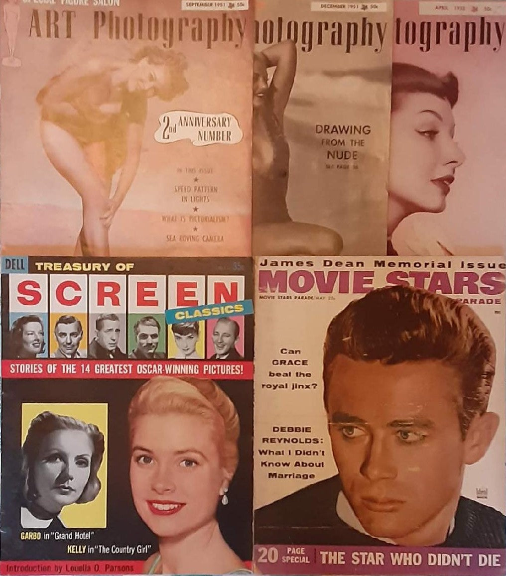 ART AND MOVIE MAGAZINES SET OF FIVE