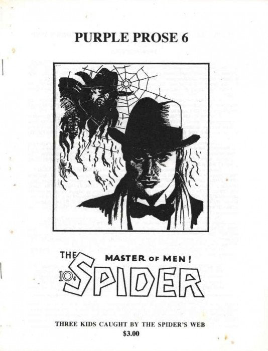 PURPLE PROSE PULP FANZINE Set of 7
