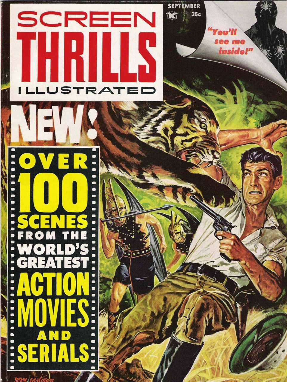 SCREEN THRILLS ILLUSTRATED MAGAZINE #1-2 & #4-5 Set of 4