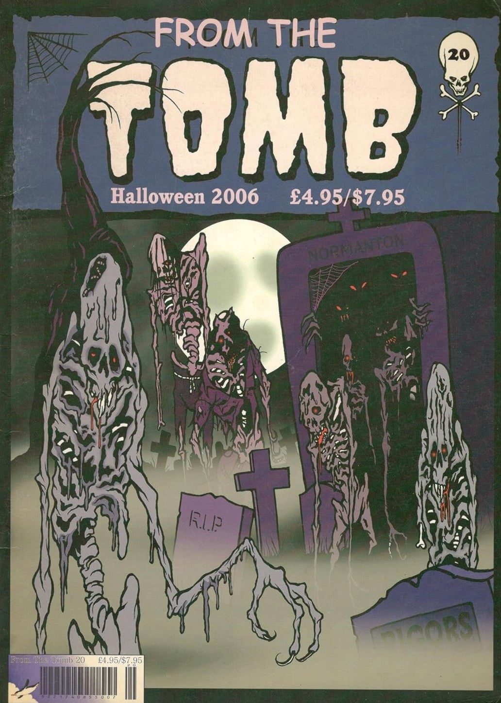 FROM THE TOMB UK FANZINE Set of 8