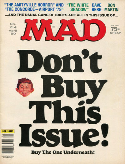 MAD MAGAZINE #210-221 Set of 12