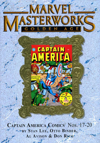 MARVEL MASTERWORKS GOLDEN AGE CAPTAIN AMERICA 6 Volume Set