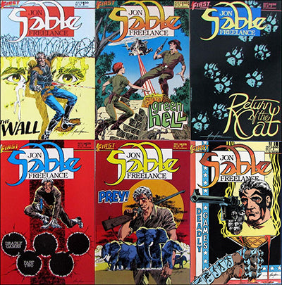 FIRST COMICS JON SABLE FREELANCE Set of 11