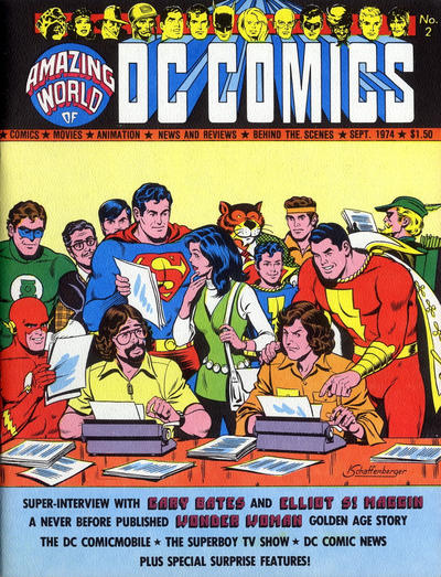 THE AMAZING WORLD OF DC COMICS Set of 11