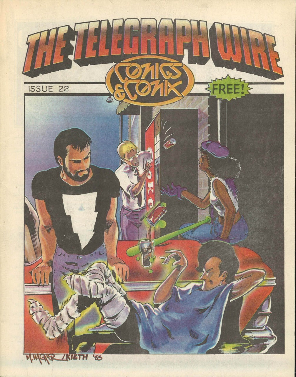 COMICS & COMIX TELEGRAPH WIRE #22