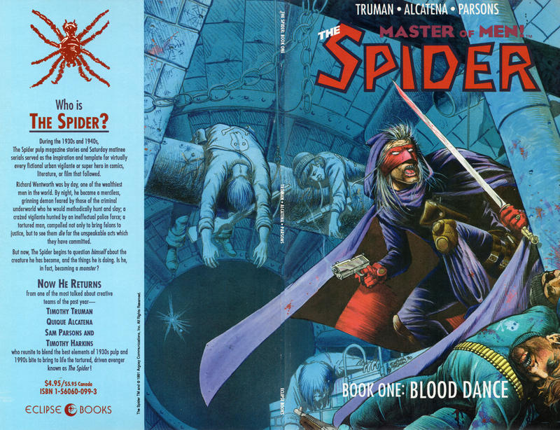 THE SPIDER SET OF THREE ECLIPSE COMICS