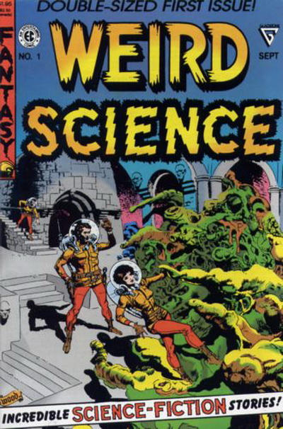WEIRD SCIENCE Gladstone Double -Sized Reprints Set of 4 Complete