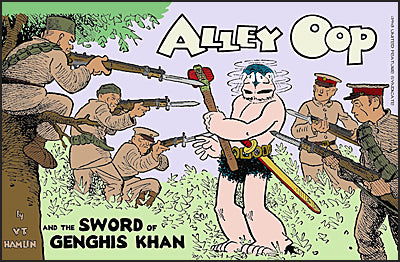 ALLEY OOP AND THE SWORD OF GENGHIS KHAN 1943 V.T. Hamlin