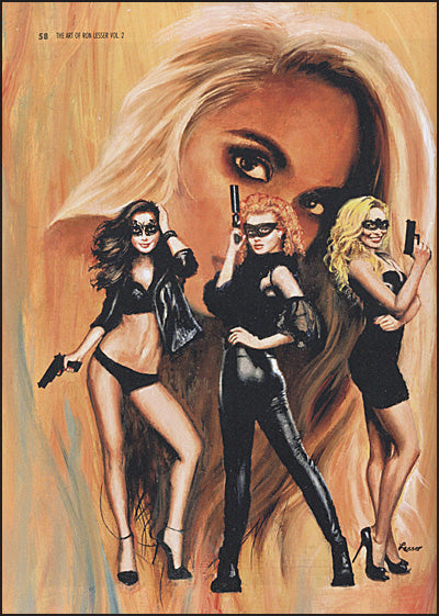 THE ART OF RON LESSER Volume 2 Dangerous Dames and Cover Dolls Hardcover