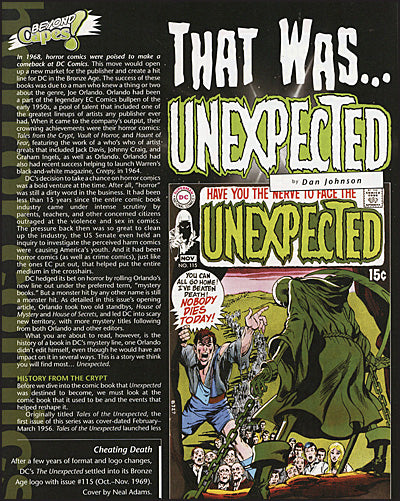 BACK ISSUE #155 This Issue is Haunted