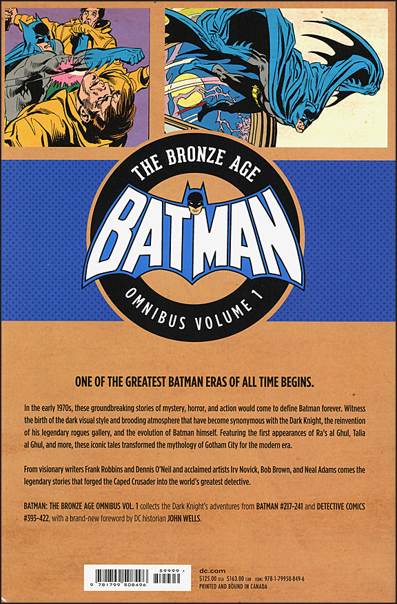 Batman the Bronze Age Omnibus 1