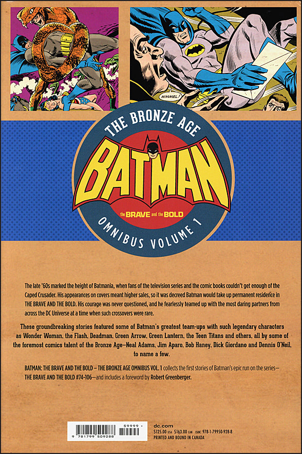 Batman: The Brave and the Bold Bronze Age Omnibus Volume 1