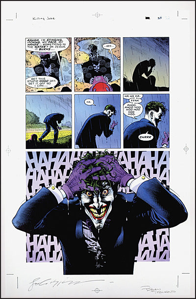 BRIAN BOLLAND BATMAN THE KILLING JOKE and Other Stories & Art Gallery Signed Edition