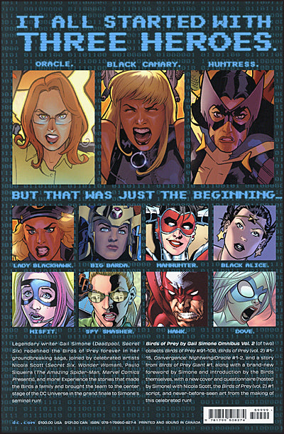 BIRDS OF PREY By Gail Simone Omnibus Volume 2